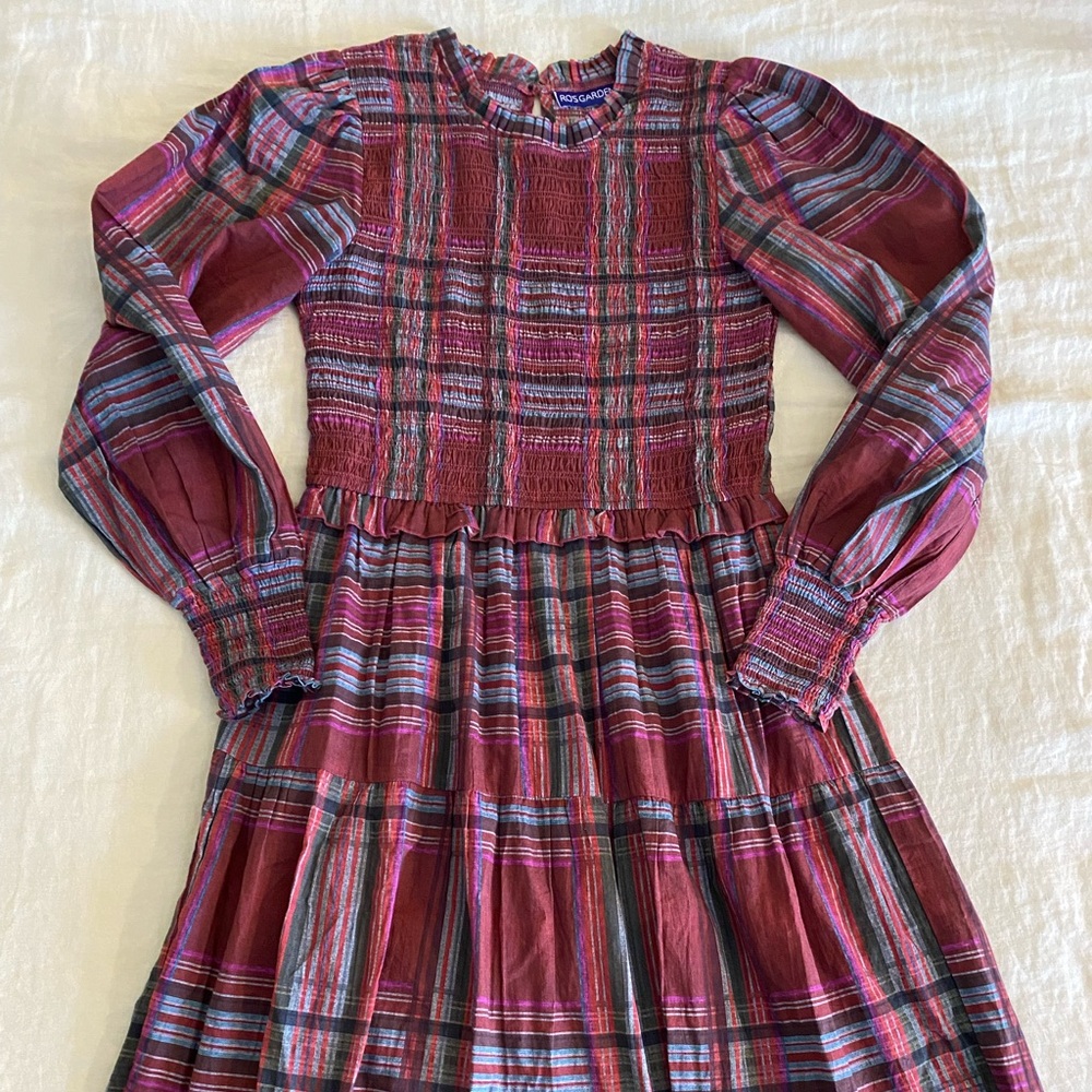 Tuckernuck Multicolor Plaid Maxi Dress